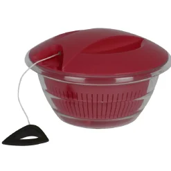 Online Essoreuse à salade 4 en 1 transparente et rouge Préparation Culinaire