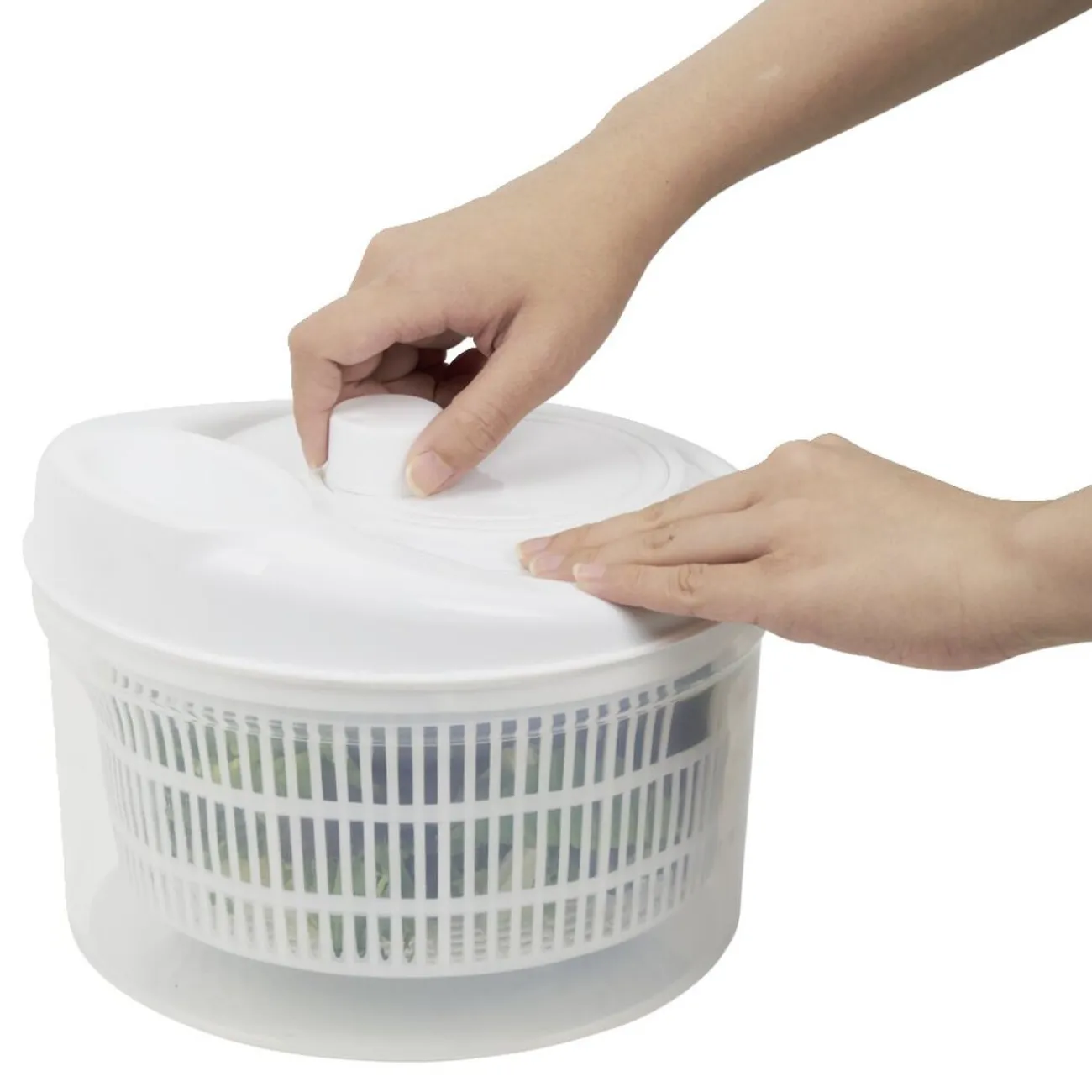 Clearance Essoreuse à salade plastique blanc 4,5l Préparation Culinaire