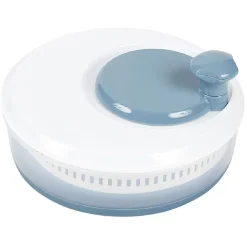 Online Essoreuse à salade rétractable 3,5 L bleu et blanc Préparation Culinaire