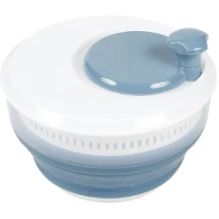Online Essoreuse à salade rétractable 3,5 L bleu et blanc Préparation Culinaire