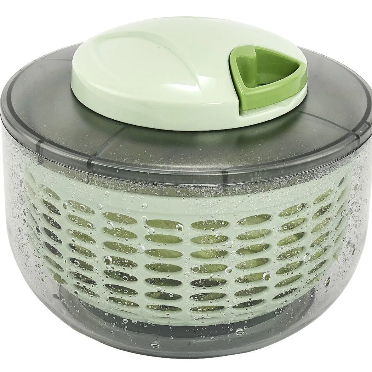Outlet Essoreuse 3en1 hachoir et bol transparent et vert Préparation Culinaire