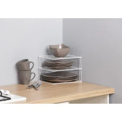 Online Etagère d angle 3 niveaux porte assiettes Metaltex Rangement De Cuisine