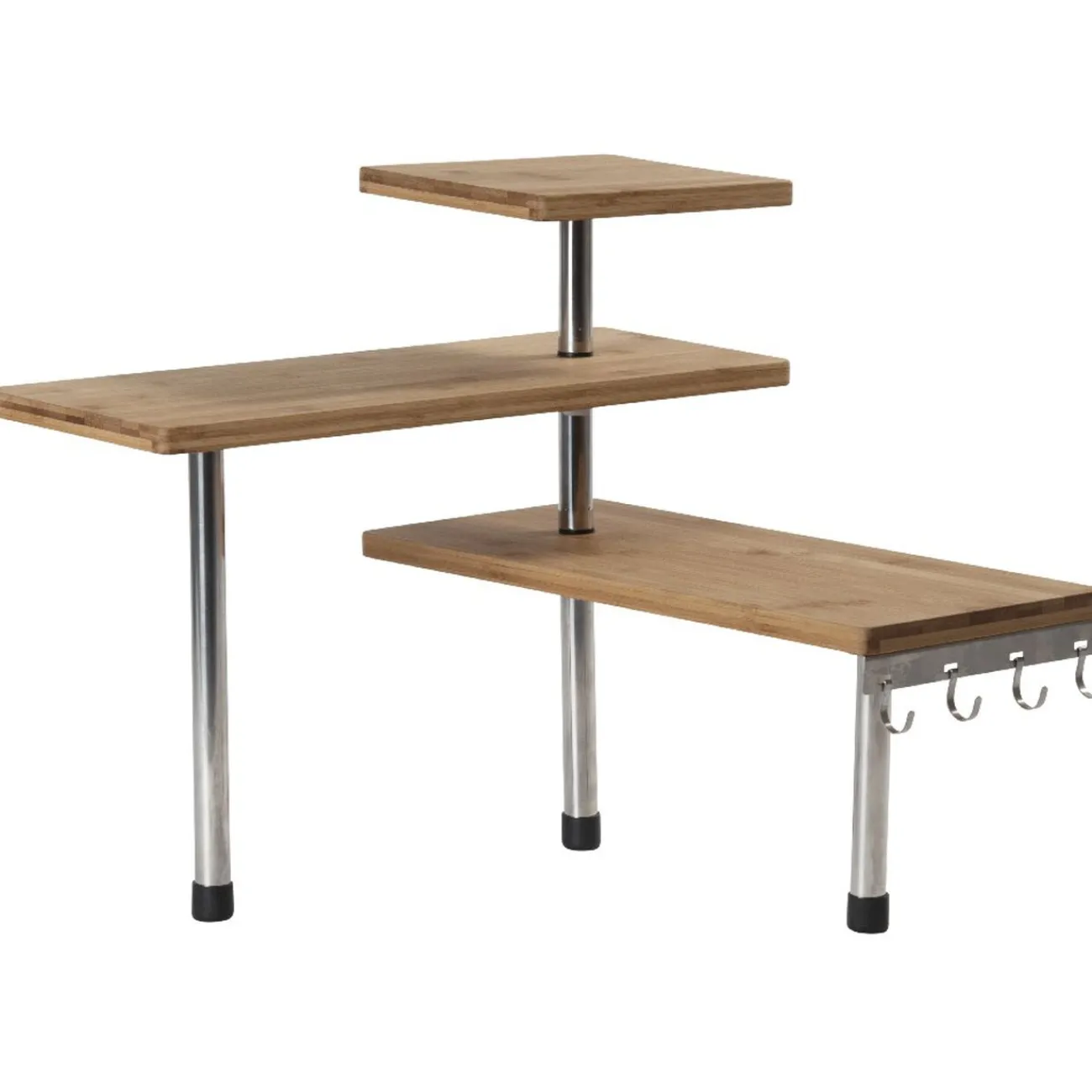 Outlet Etagère d'angle modulable en bambou Rangement De Cuisine