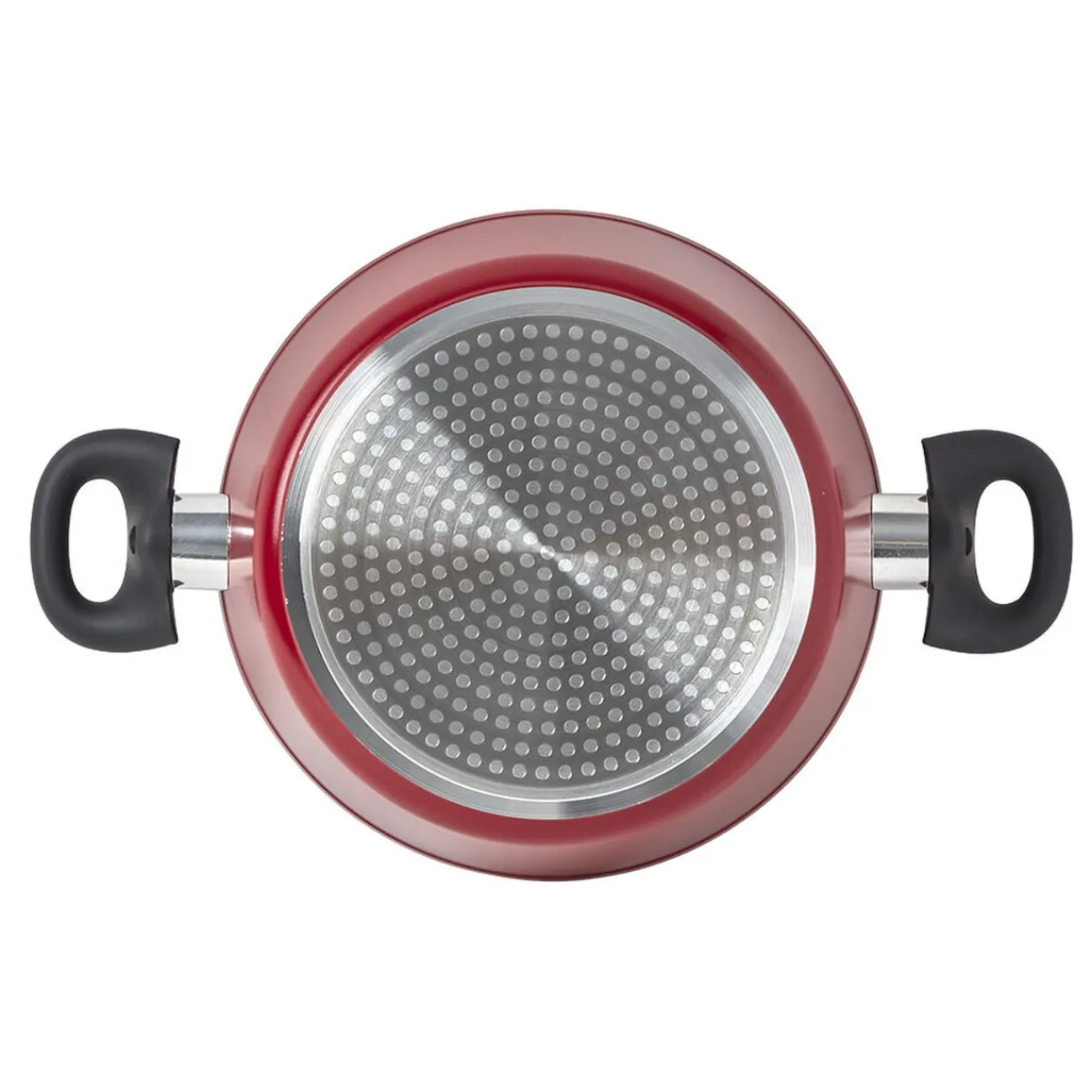 Faitout aluminium rouge ø 24 cm Cuisson