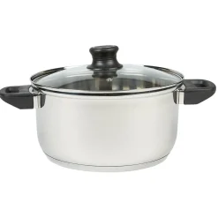 Online Faitout en inox gris argent 24 cm Petit Électroménager