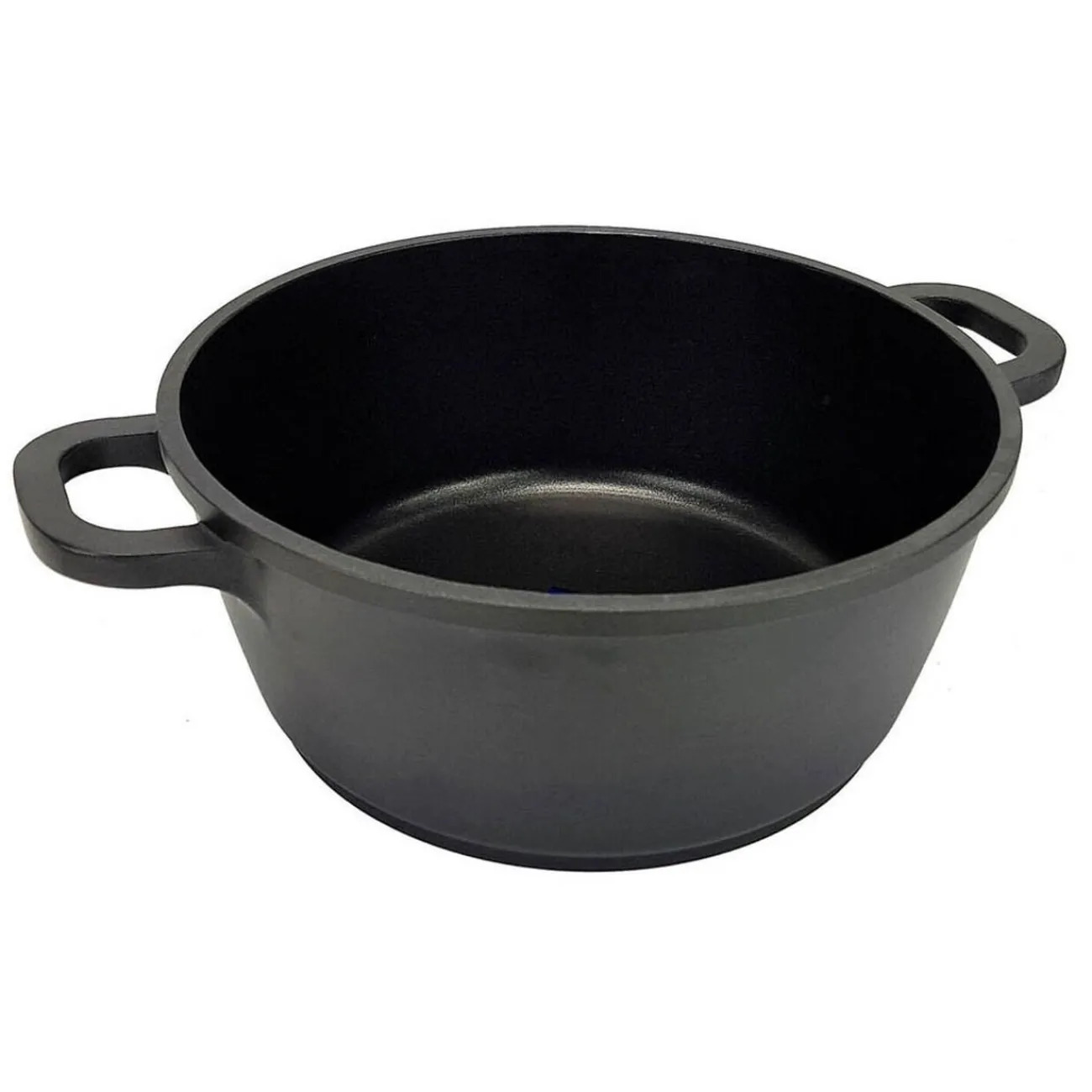 Clearance Faitout noir couvercle verre transparent Cuisson