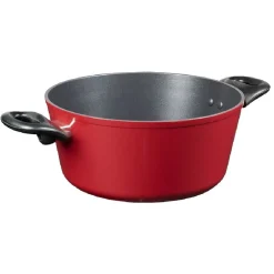Faitout rouge et noir Cuisson