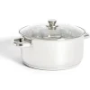 Online Faitout tous feux dont induction inox et verre Ø25,5cm Cuisson