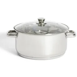 Online Faitout tous feux dont induction inox et verre Ø25,5cm Cuisson