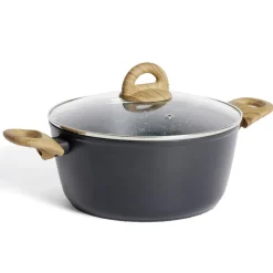 Faitout tous feux dont induction aluminium gris Ø24cm Cuisson