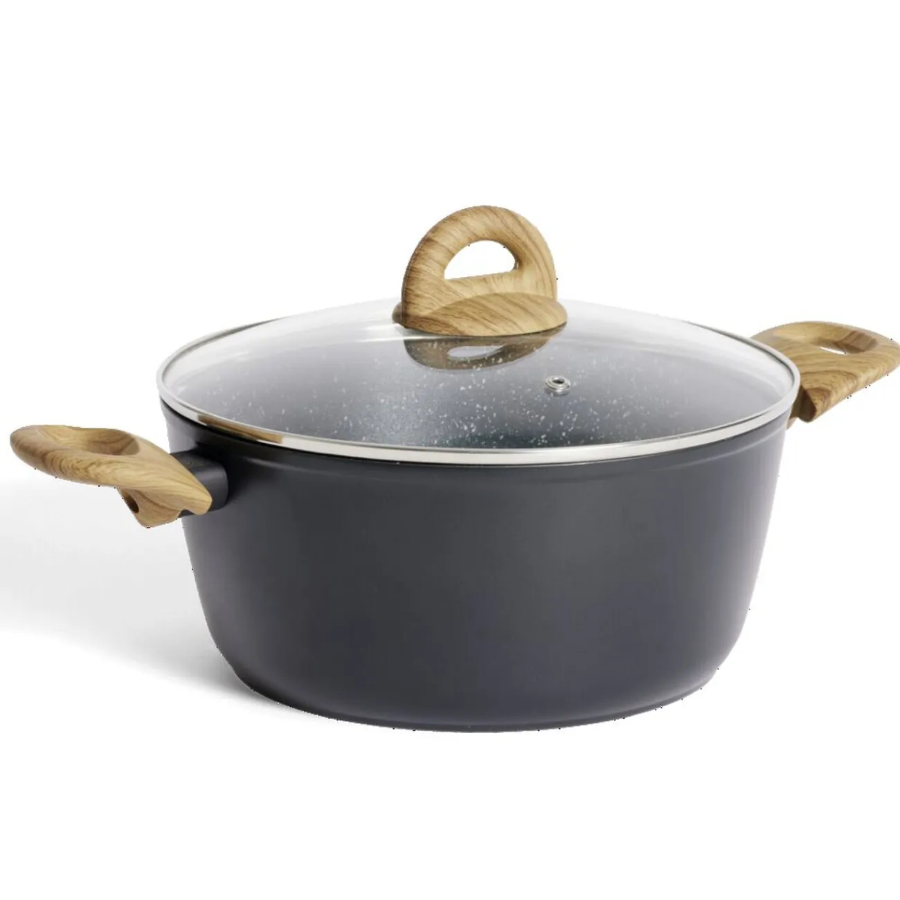 Faitout tous feux dont induction aluminium gris Ø24cm Cuisson