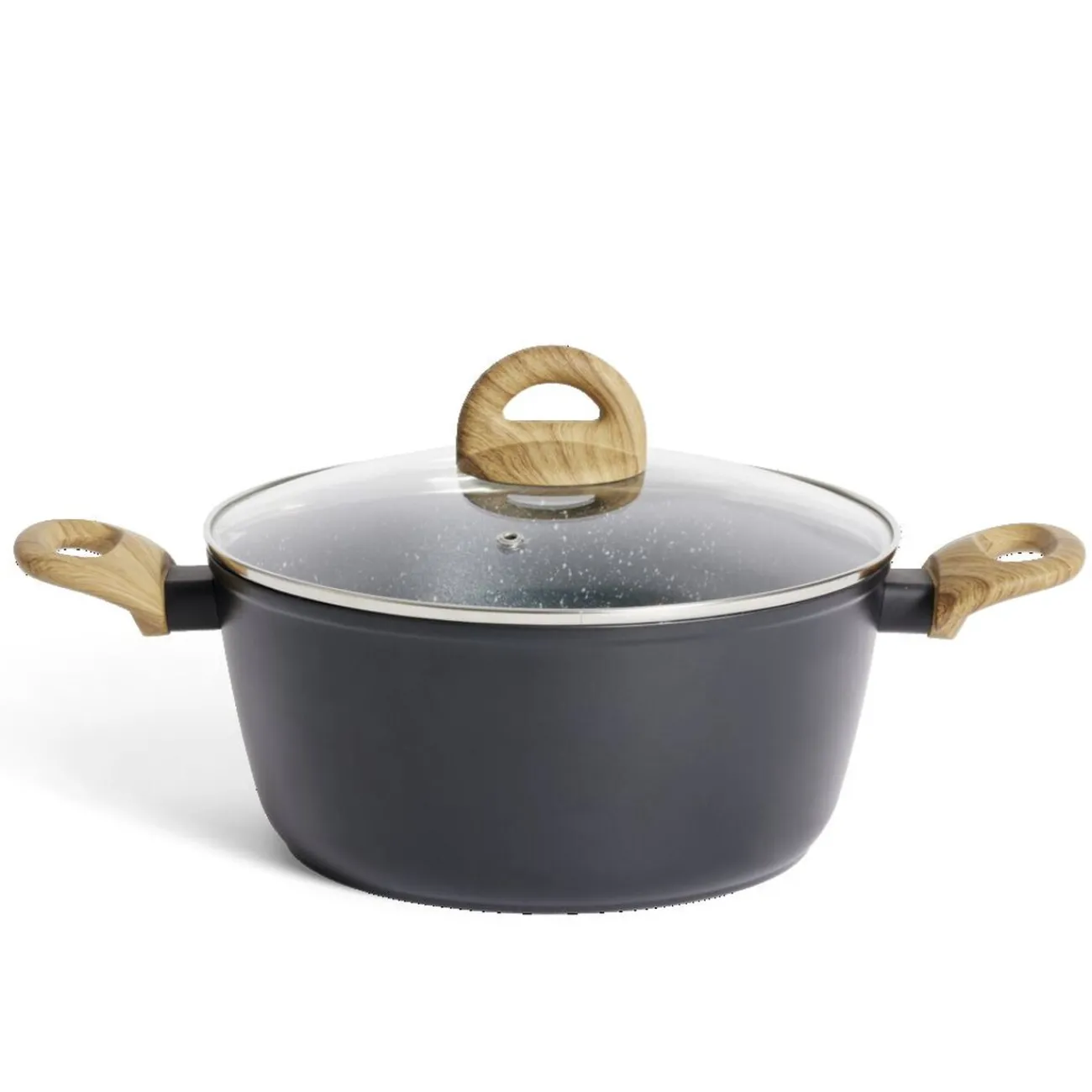 Faitout tous feux dont induction aluminium gris Ø24cm Cuisson