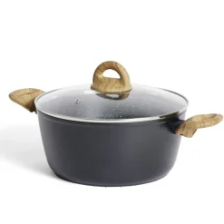 Faitout tous feux dont induction aluminium gris Ø24cm Cuisson