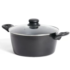 Sale Faitout tous feux dont induction aluminium noir Ø24cm Cuisson