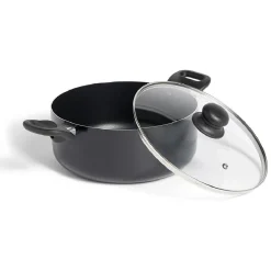 Discount Faitout tous feux sauf induction aluminium noir Ø24cm Cuisson