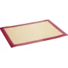 Hot Feuille de cuisson réutilisable en fibre de verre silicone rose Cuisson
