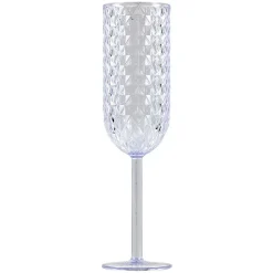 Outlet Flûte de champagne en plastique design diamant x6 Vaisselle Et Accessoires De Table