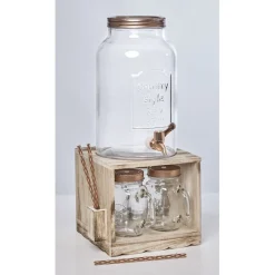 Fontaine à boisson et 4 bocaux Rangement De Cuisine