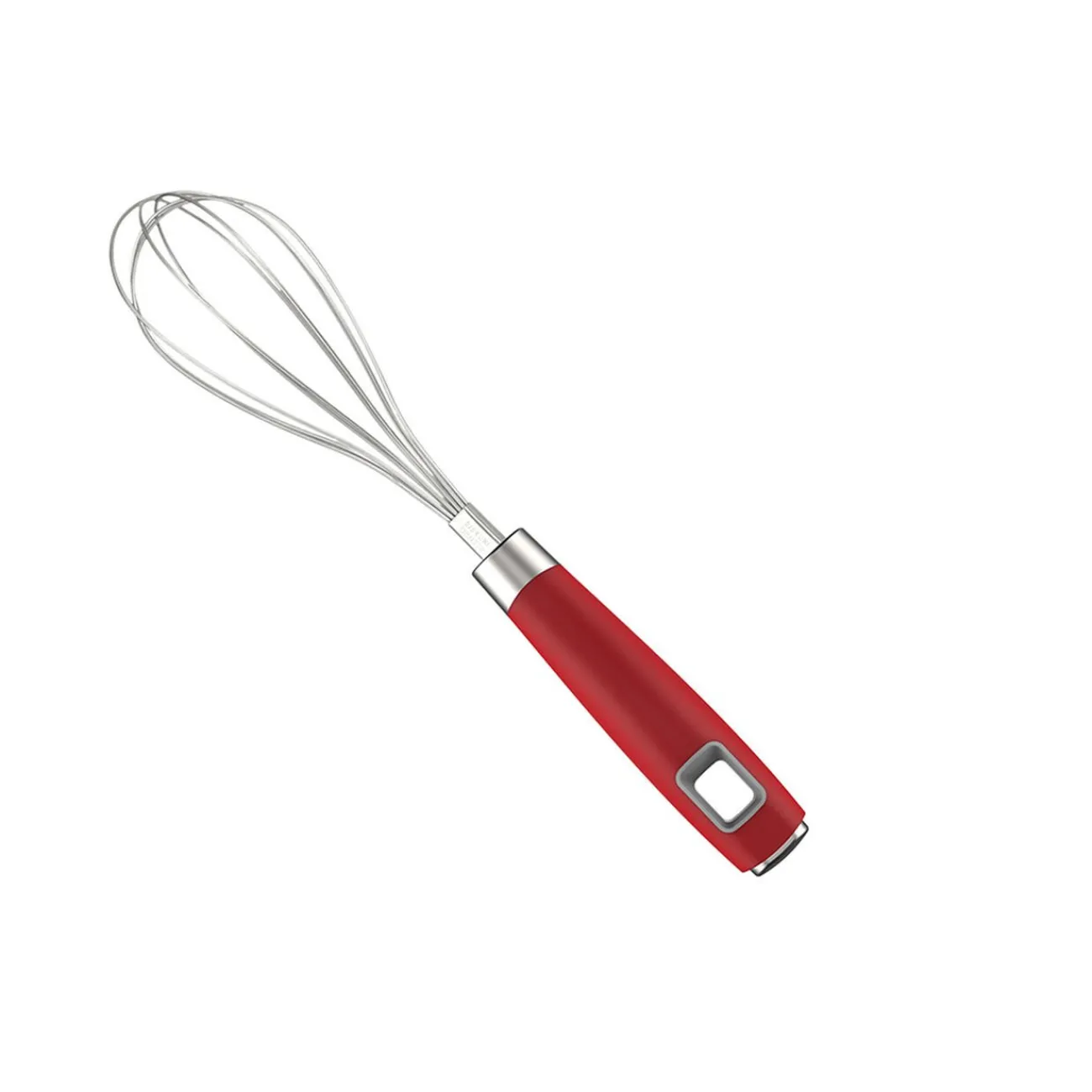 Online Fouet de cuisine inox manche en polypropylène rouge Préparation Culinaire