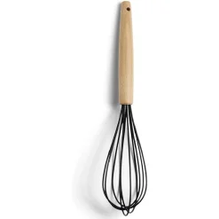 Sale Fouet en silicone avec manche en bois L.30cm Préparation Culinaire