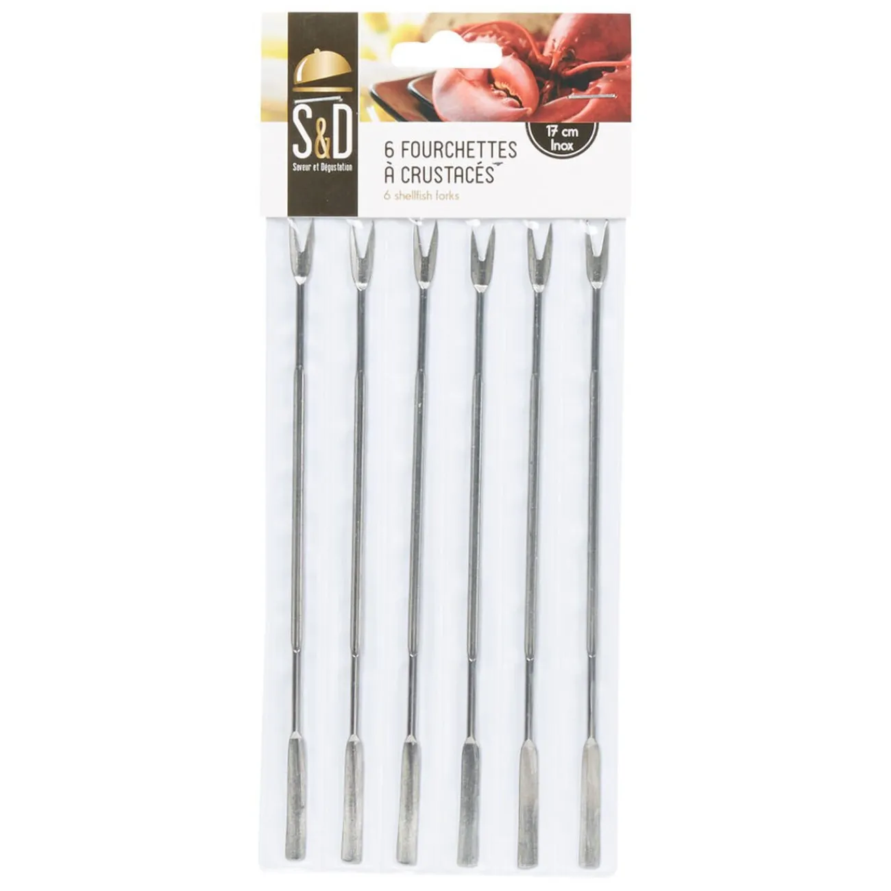 Online Fourchettes à crustacés x6 Préparation Culinaire