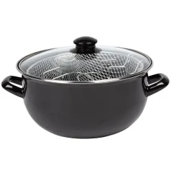 Online Friteuse avec panier et couvercle Petit Électroménager