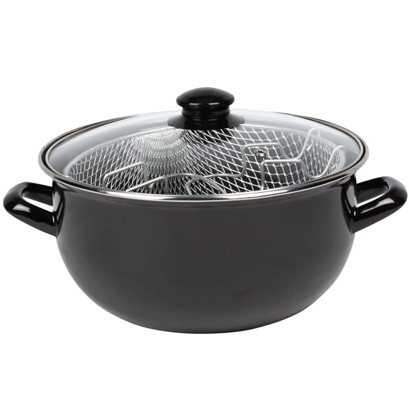 Online Friteuse avec panier et couvercle Petit Électroménager