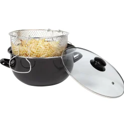 Online Friteuse avec panier et couvercle Petit Électroménager