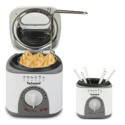 Discount Friteuse et fondue 2 en 1 Techwood Petit Électroménager