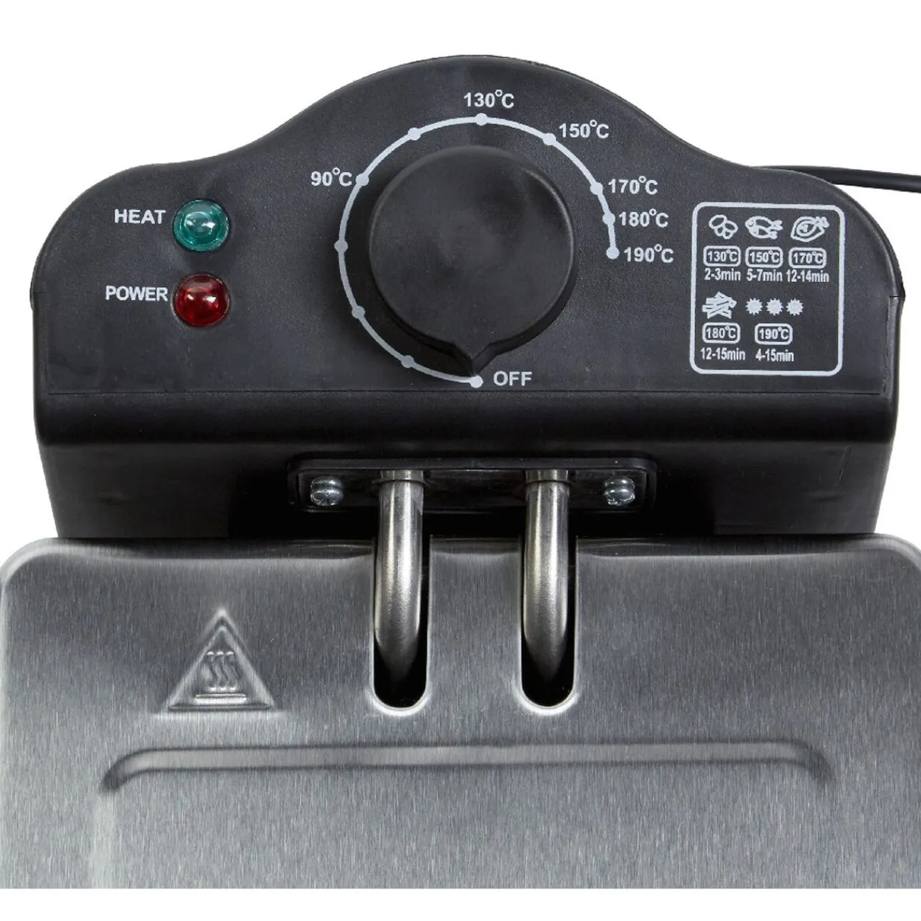 Friteuse inox Homday 3 L Petit Électroménager