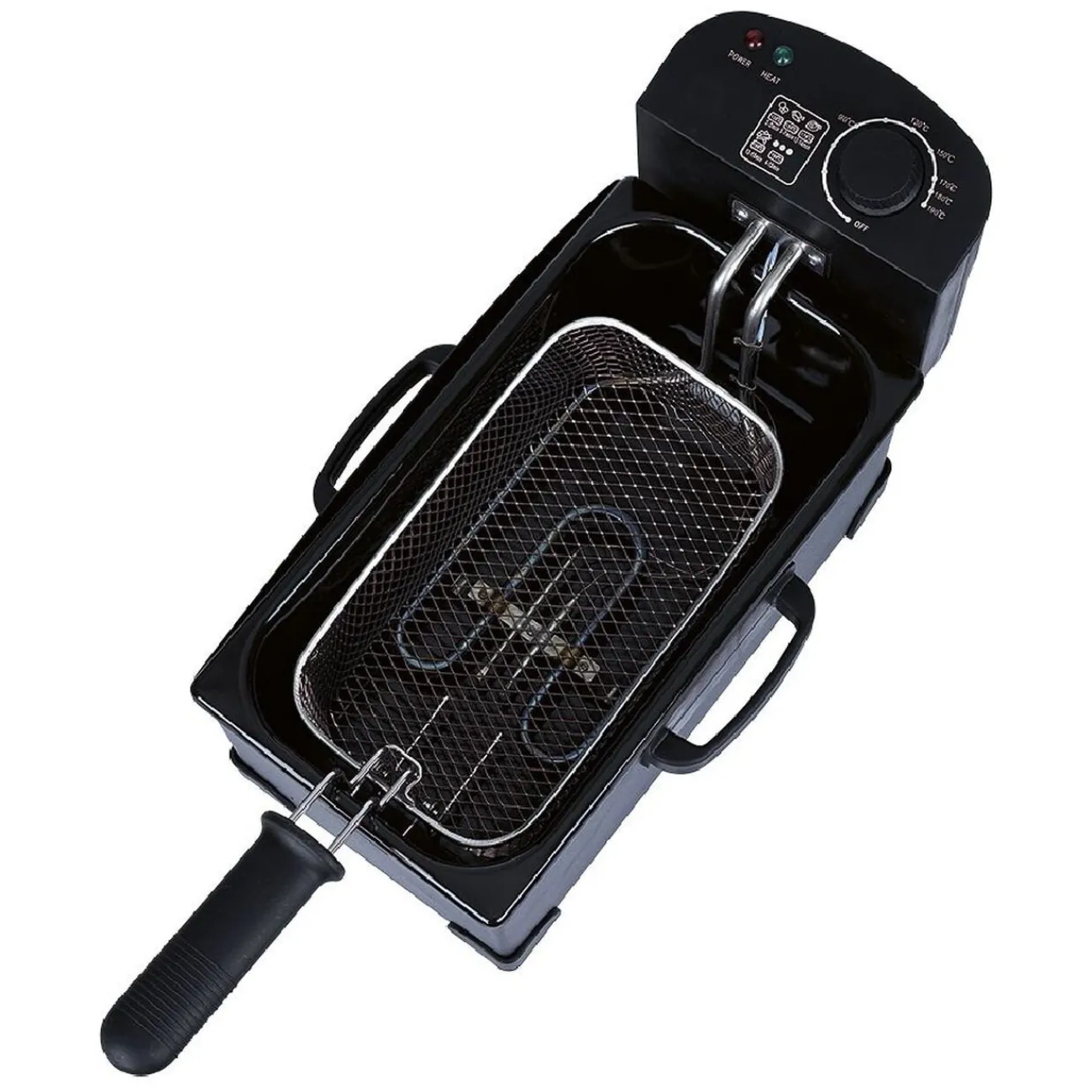 Outlet Friteuse électrique 3 L noir Homday 2000 W Petit Électroménager