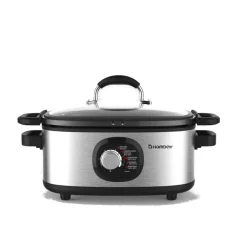 Hot Friteuse multicuiseur Homday 6en1 inox grise et noir Petit Électroménager