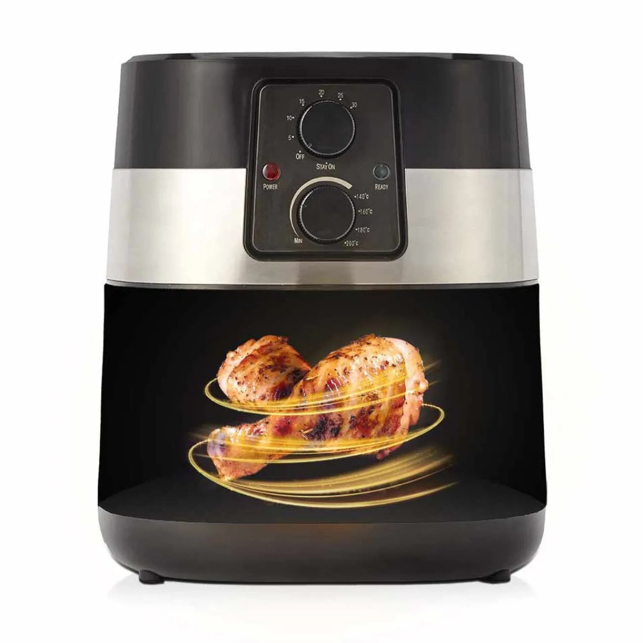 Friteuse sans huile Homday 4 L noir Petit Électroménager