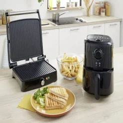 Best Friteuse sans huile mini noir Petit Électroménager