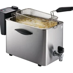 New Friteuse semi professionnelle Cuisilux avec robinet 4L Petit Électroménager