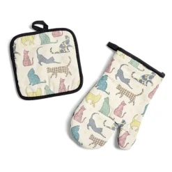 Sale Gant de cuisine manique motifs chats Préparation Culinaire