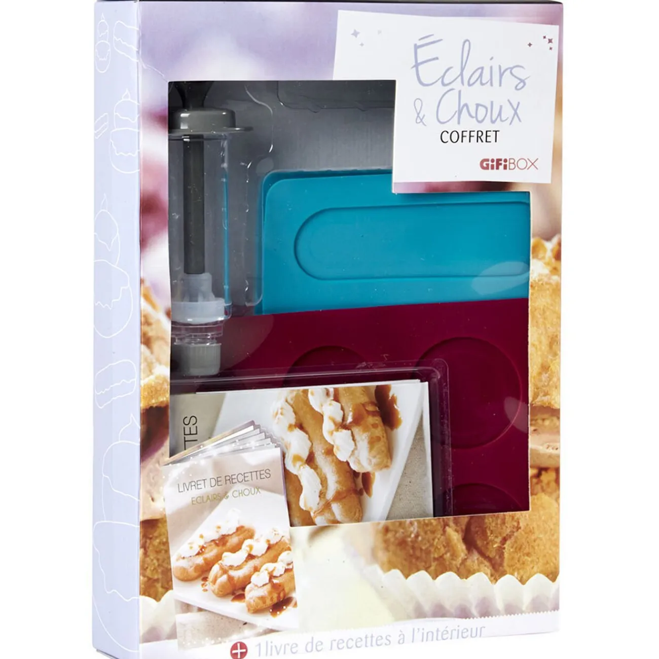 New box éclairs et choux 9 pièces Préparation Culinaire