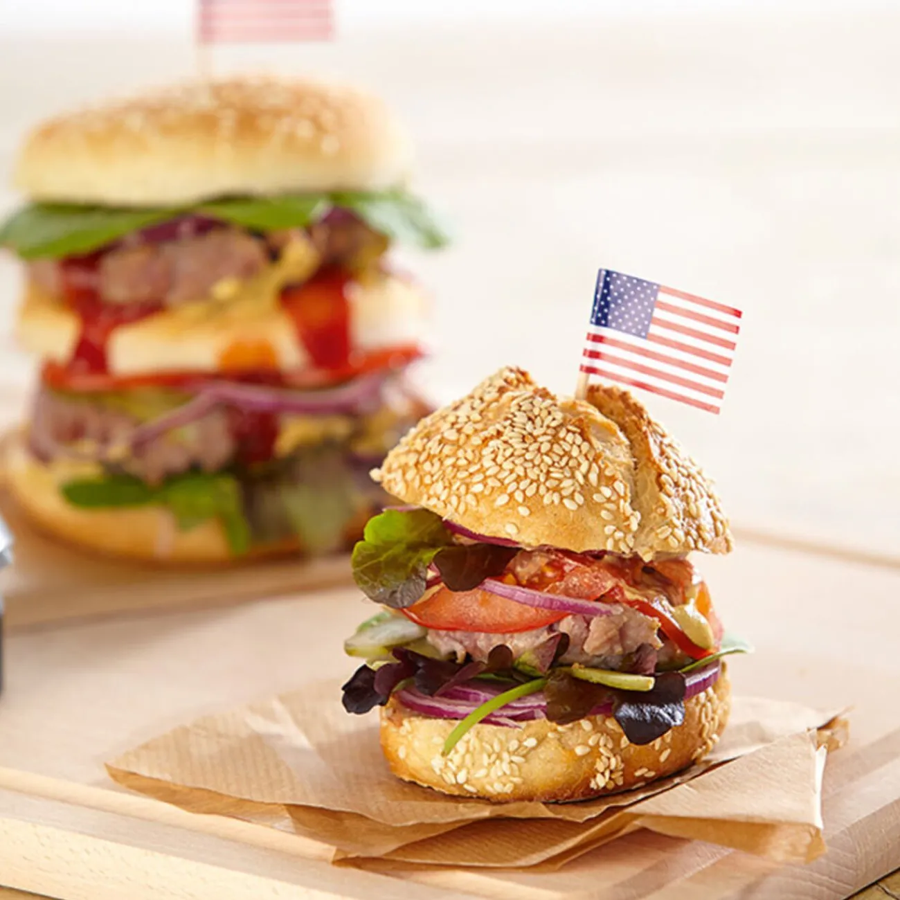 Discount box Hamburger Cuisson