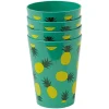 Best Gobelet bleu Ananas Summer smile x 4 Vaisselle Et Accessoires De Table