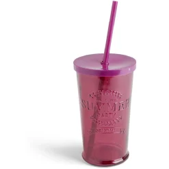 Best Gobelet 490ml en verre avec couvercle plastique - 3 coloris Vaisselle Et Accessoires De Table