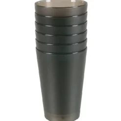 Best Gobelet plastique noir x6 Vaisselle Et Accessoires De Table