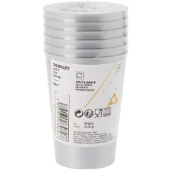 Sale Gobelet réutilisable argenté x6 Vaisselle Et Accessoires De Table