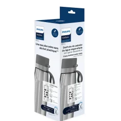 Sale Gourde filtrante Philips Go Zero Daily Gris Conservation Alimentaire