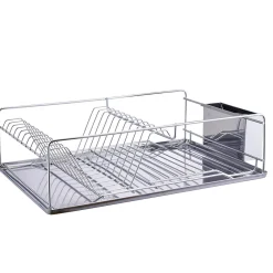 Best Égouttoir à vaisselle avec porte-couverts inox Rangement De Cuisine