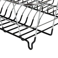 New Égouttoir à vaisselle gris et noir Rangement De Cuisine