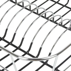 New Égouttoir à vaisselle gris et noir Rangement De Cuisine