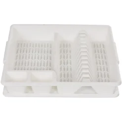 New Égouttoir avec plateau blanc Rangement De Cuisine