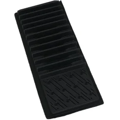 Sale Égouttoir avec tapis pliable noir 11 rangées 12 picots Rangement De Cuisine