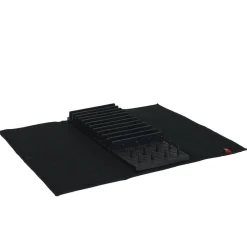 Sale Égouttoir avec tapis pliable noir 11 rangées 12 picots Rangement De Cuisine