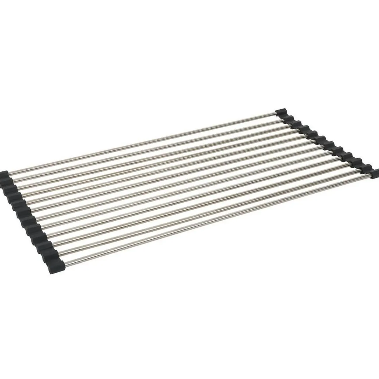 Égouttoir en inox et silicone - L.46xl.24cm Rangement De Cuisine